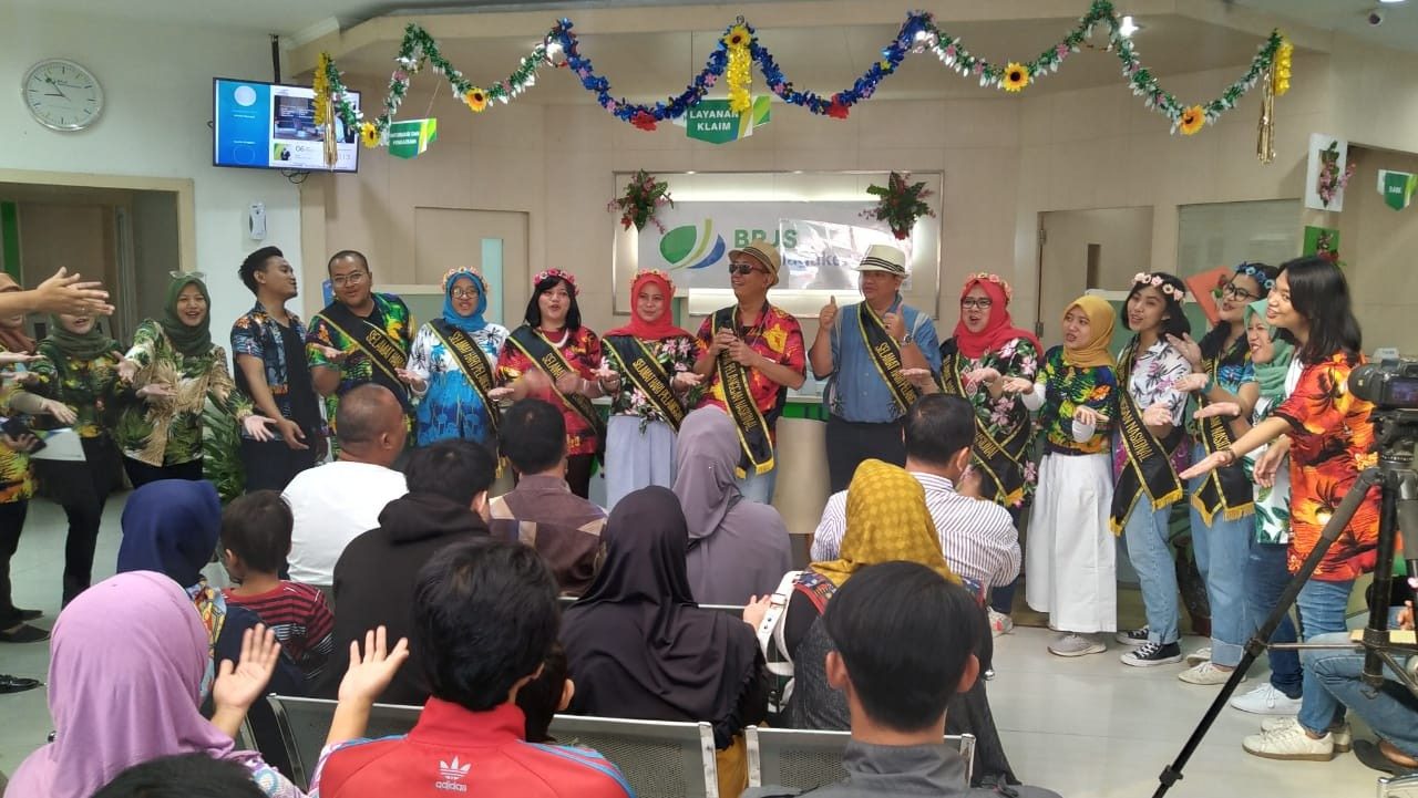 Keseruan BPJS TK Bersama Peserta di Hari Pelanggan Nasional