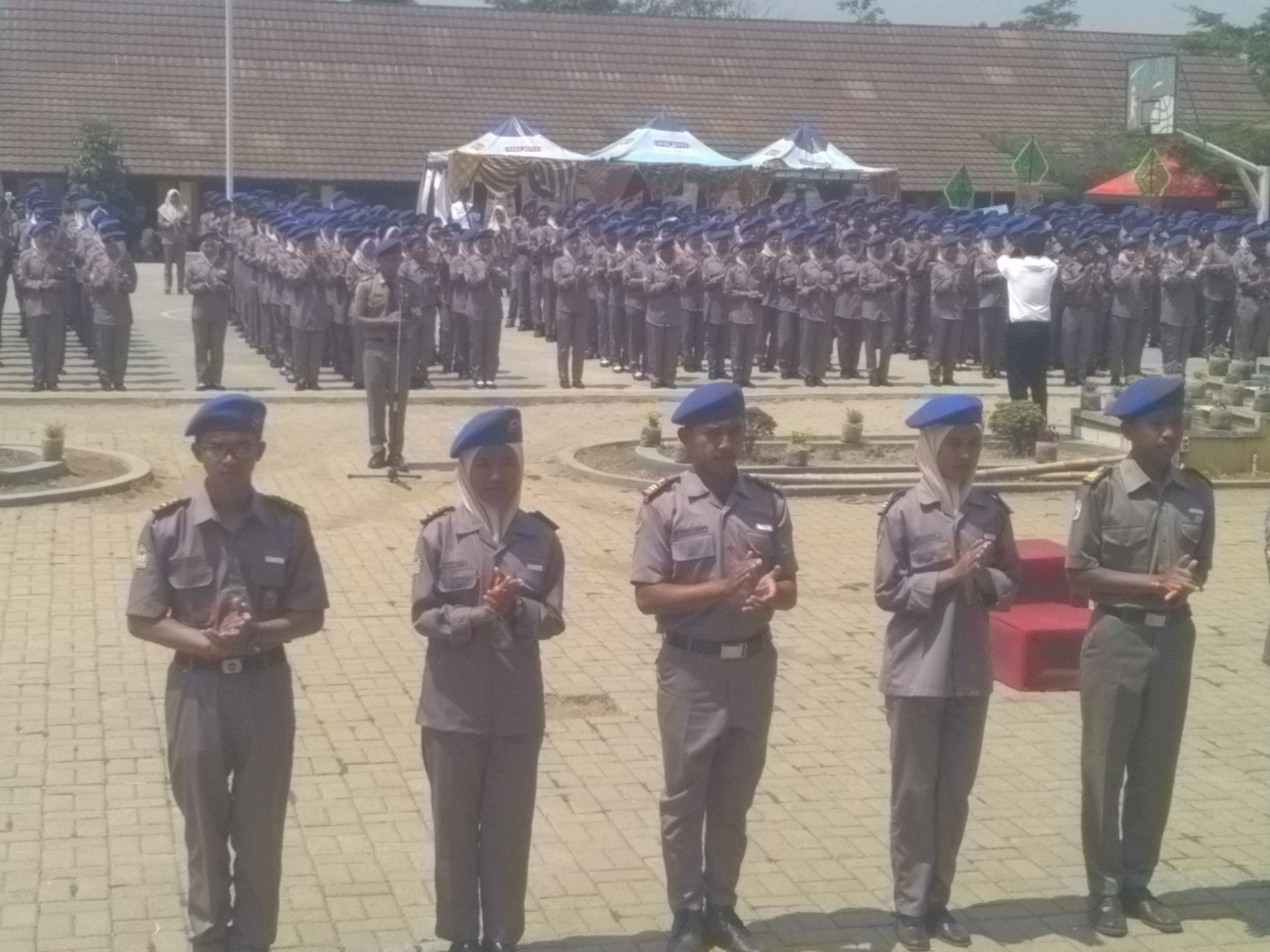 Taruna Angkatan V SMKN 1 Bojong Resmi Dilantik