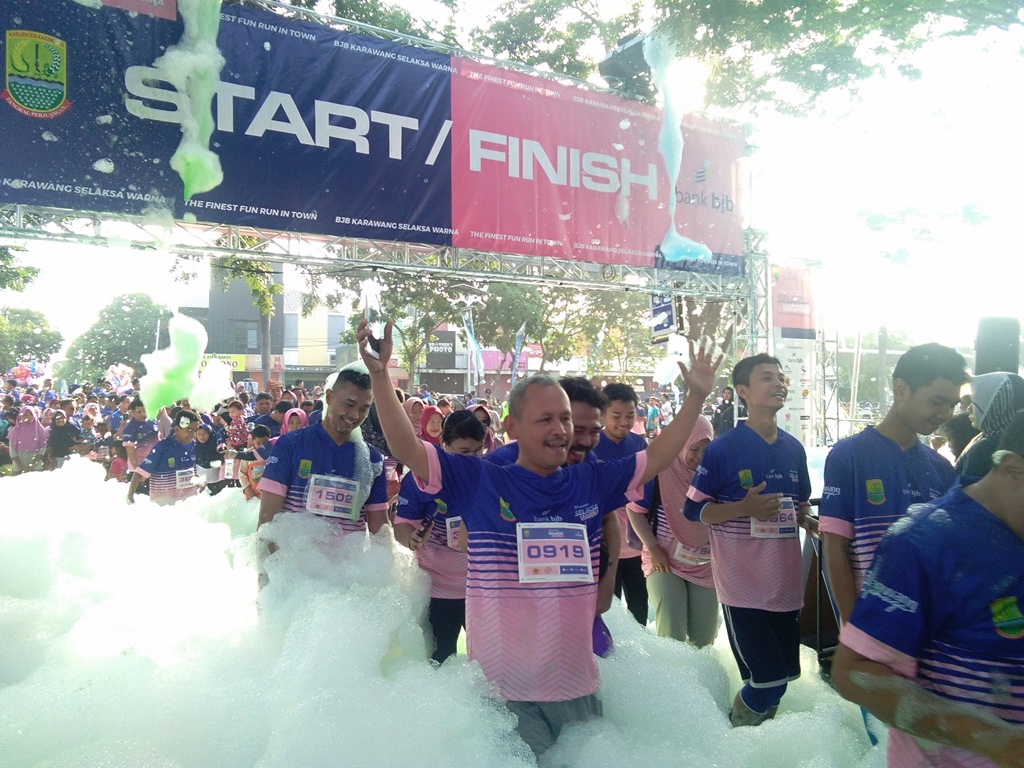 5.000 Peserta Ramaikan Color Run, bank bjb Akan Gelar Secara Rutin