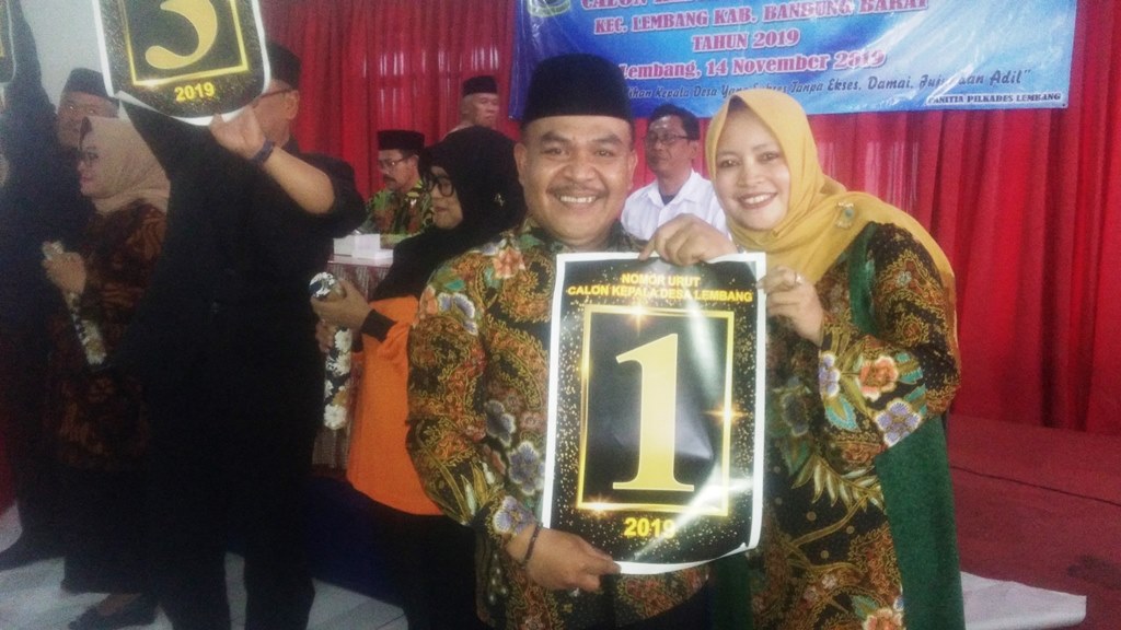 Nomor Satu Jadi Angka Keburuntungan Calon Kades Yono