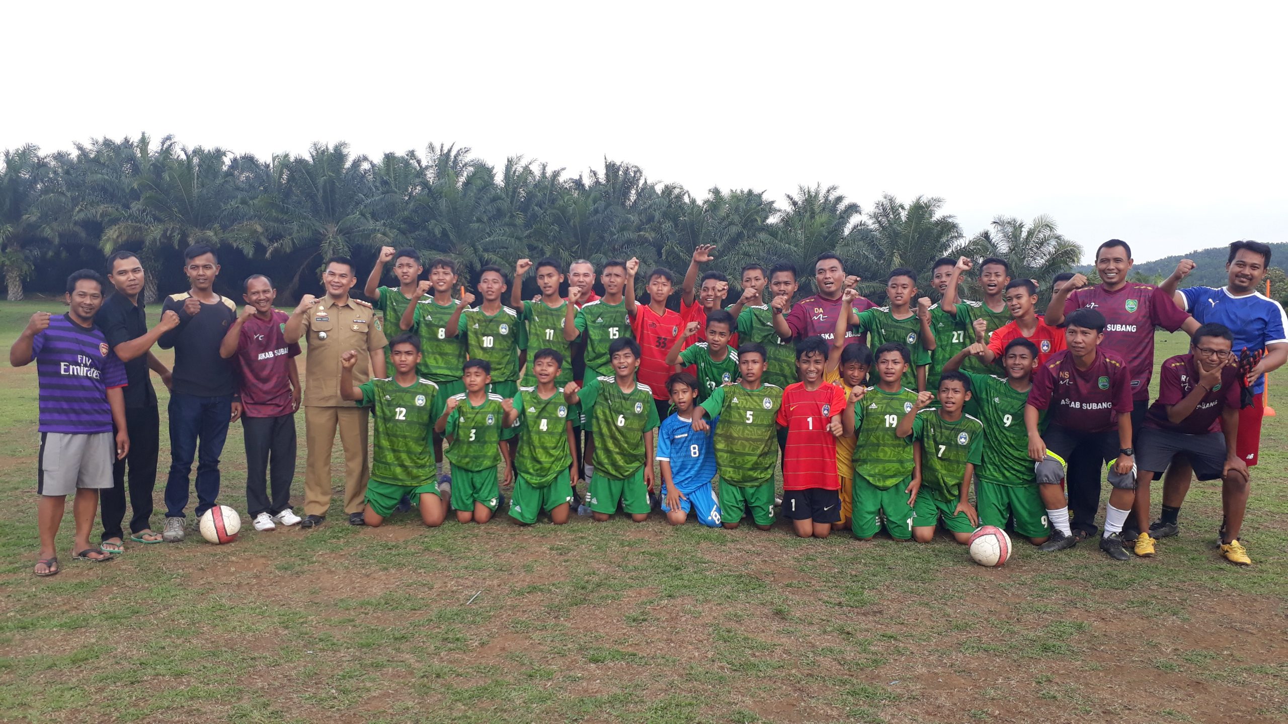 Camat Indri Bakar Semangat Askab Subang U13