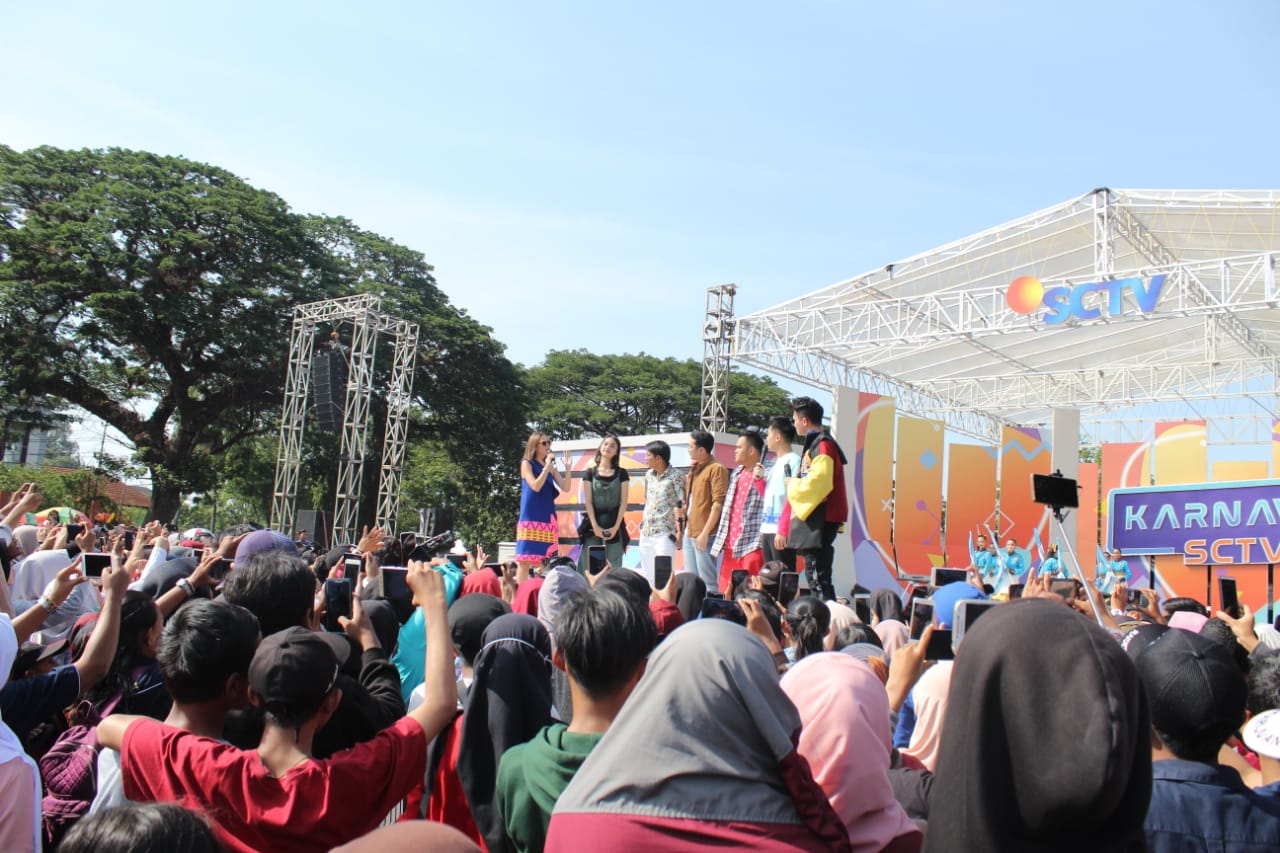 Karnaval SCTV Meriah, Hari Ini Pawai dan Malam Hari Digelar Layar Tancap