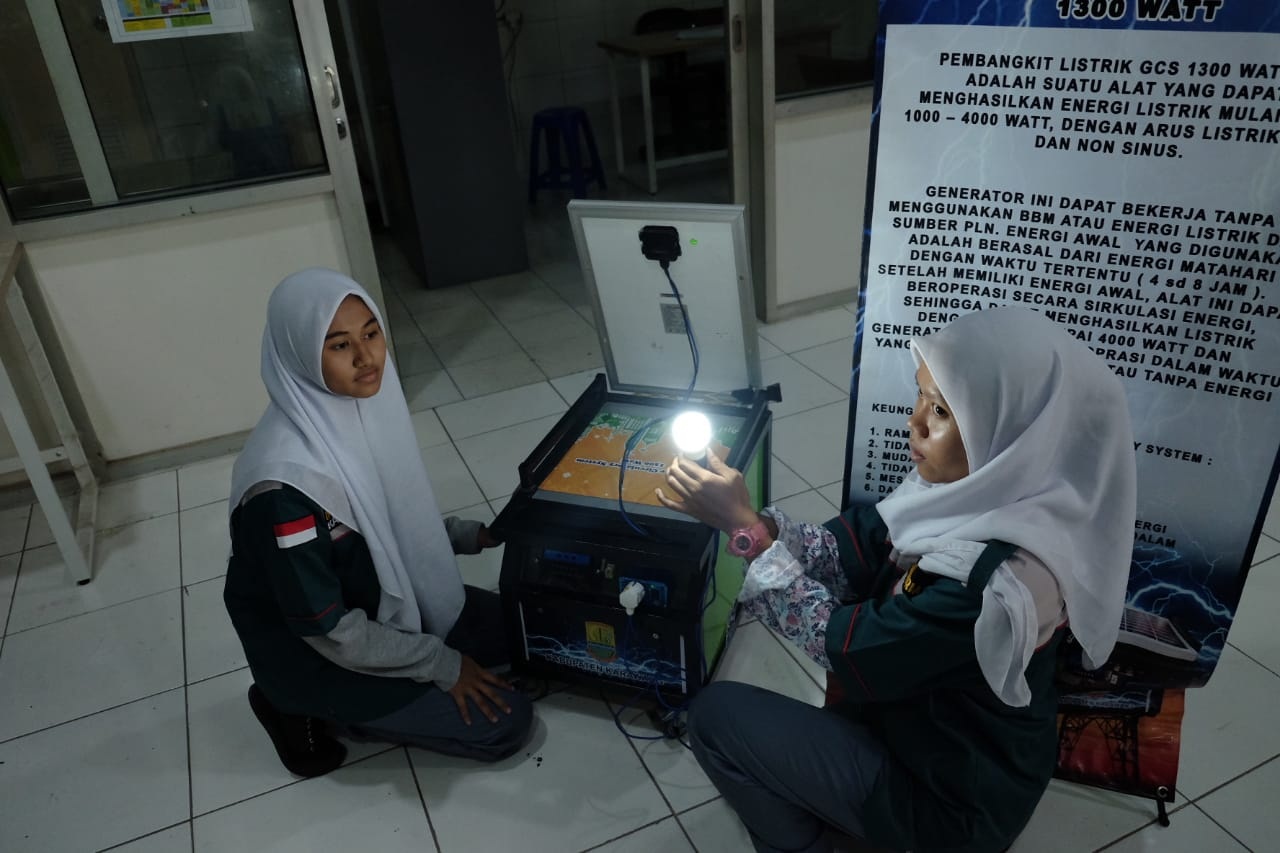 Kembangkan Generator Tenaga Surya, SMK PGRI Telagasari Urus Hak Cipta