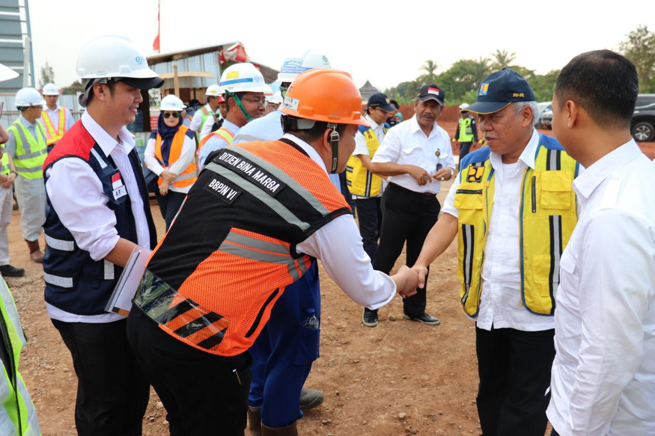 Pantau Acces Road, Menteri PUPR Tolak Pertambahan Waktu