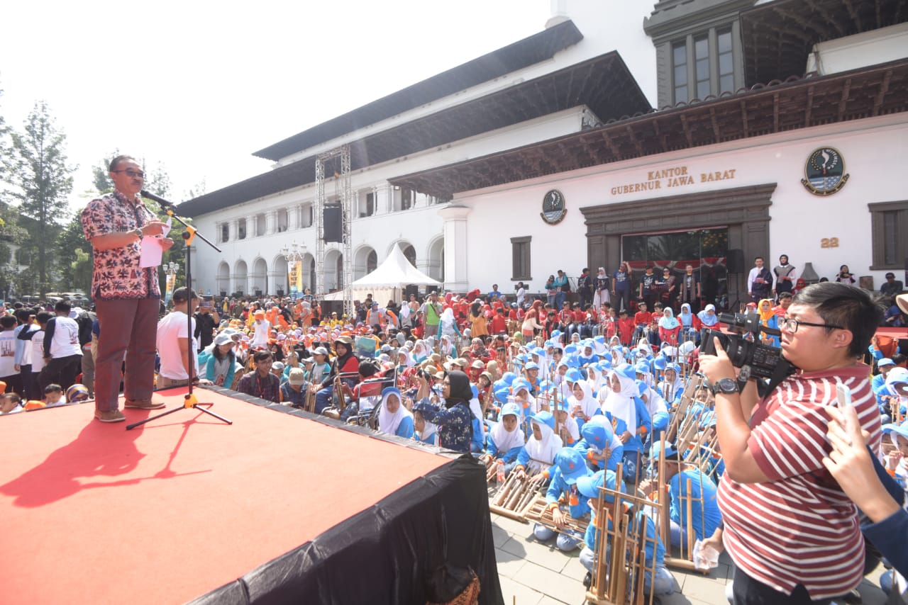 Angklung’s Day 2019 Resmi Dibuka di Gedung Sate