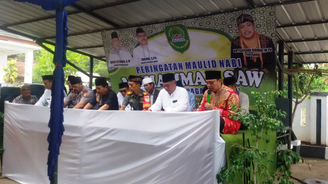 Pemcam Pagaden Barat Gelar Maulidan, Sekaligus Lounching Motto Bagja