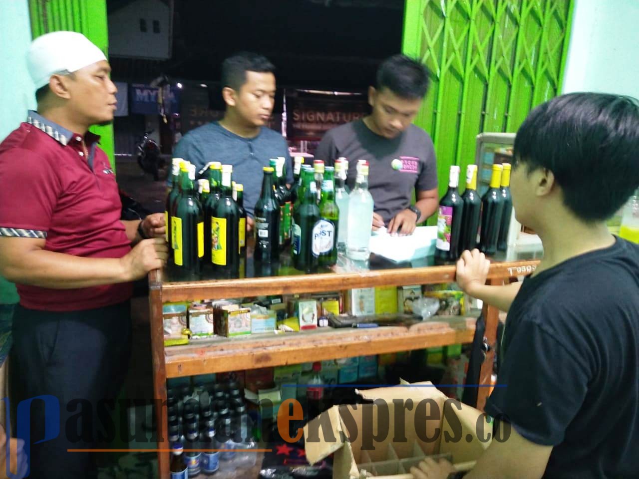 Polres Amankan 615 Botol Miras, Operasi Cipta Kondisi Jelang Natal dan Tahun Baru