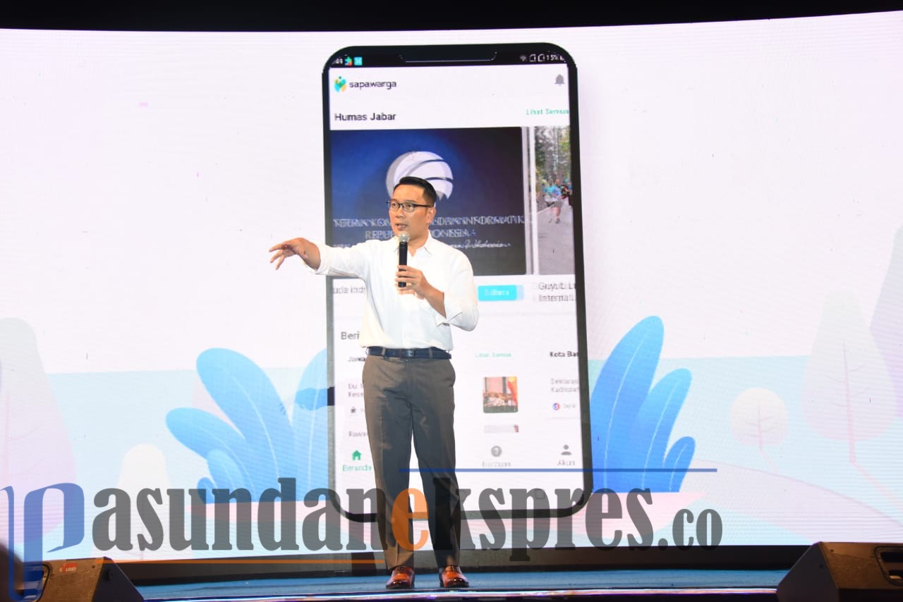 Gubernur Jabar Luncurkan Aplikasi Pelayanan Publik Sapawarga
