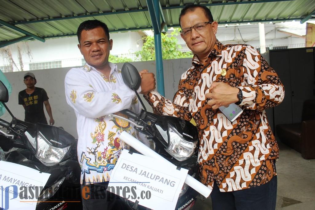 Raih Reward, Kades Bersyukur Dapat Motor