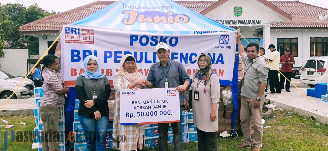 BRI Peduli Lingkungan Bantu Logistik Para Pengungsi