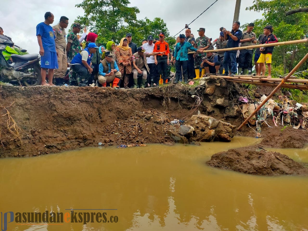 Sembilan Titik Jalan Tanggul Terputus, 5.047 Ha Lahan Pertanian Terendam