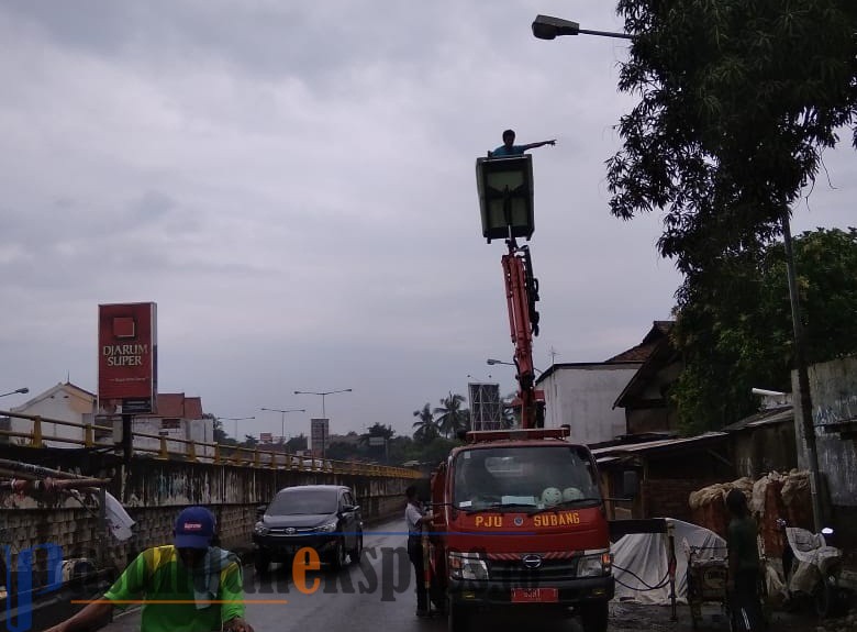 PJU di Subang Minim dan Rusak