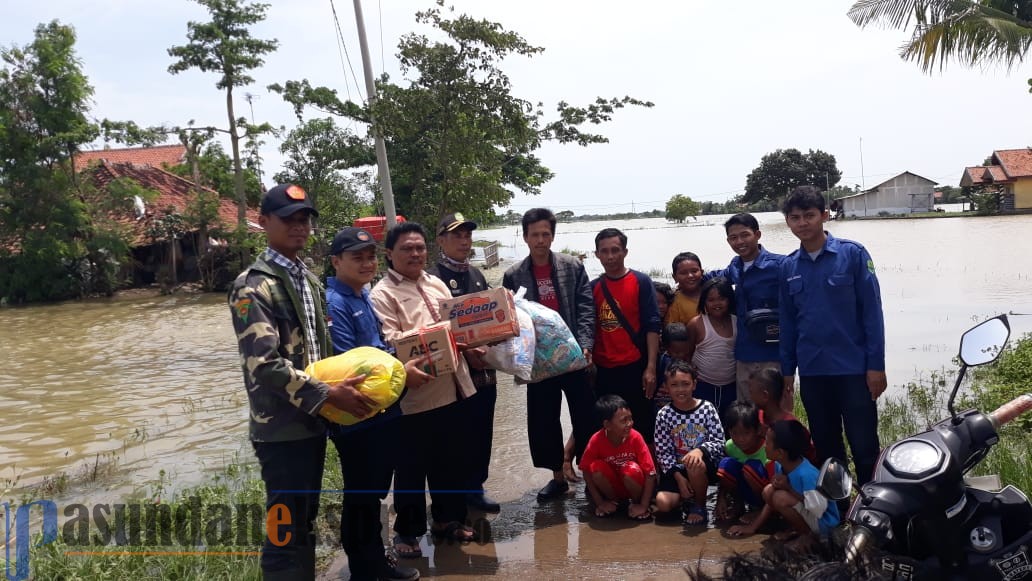 Pemdes Cibogo Peduli Korban Banjir Pantura