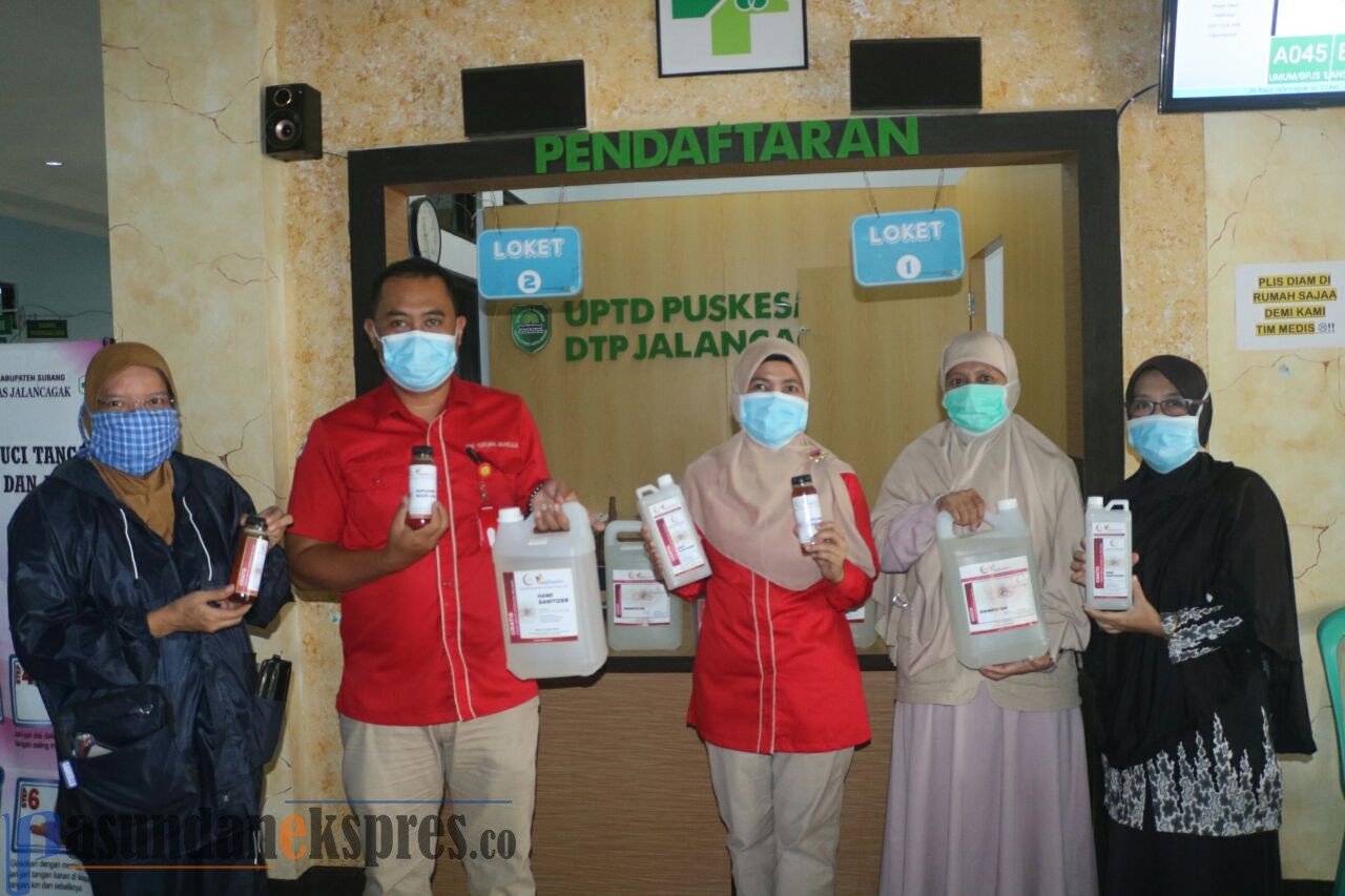 As Syifa Peduli, Sumbang Bantuan Suplemen dan APD ke Puskesmas Jalancagak