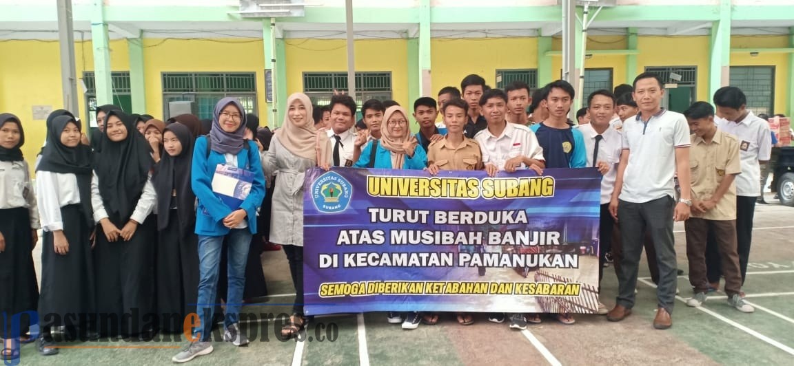 Universitas Subang Peduli Korban Banjir, Berikan Tes Toefl Gratis