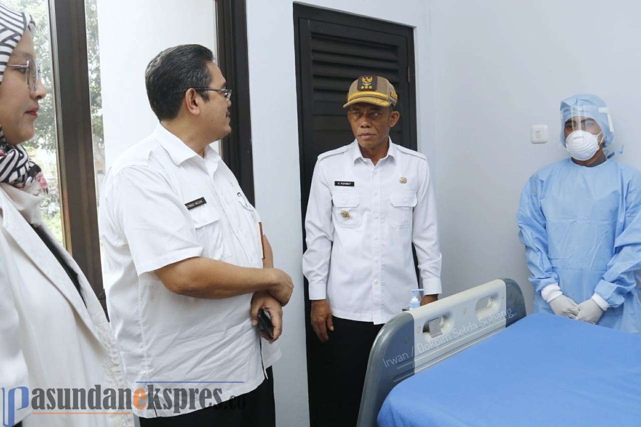 Ruhimat Pastikan Kesiapan RSUD Kelas B Subang Tangani Pasien Virus Corona