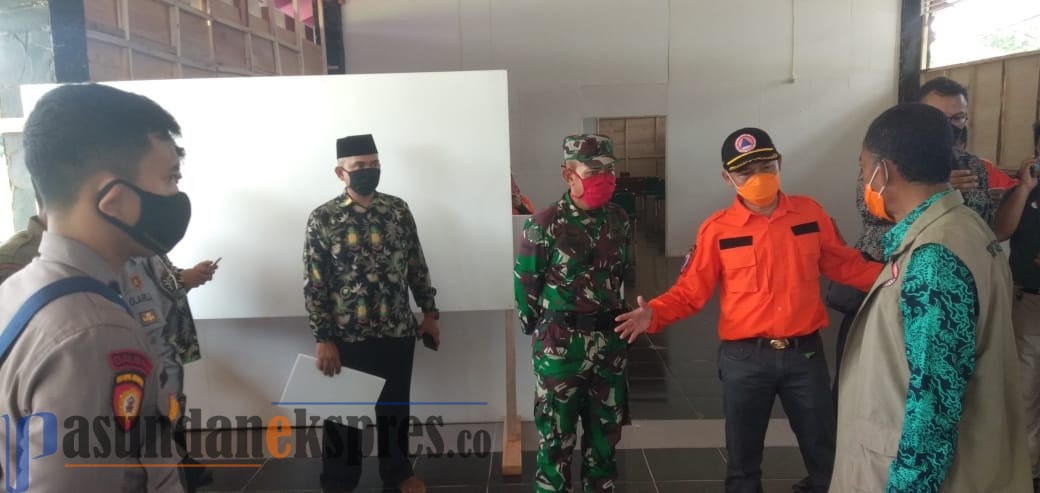 Gazebo Alun-alun Subang Dijadikan Posko Tugas Covid-19