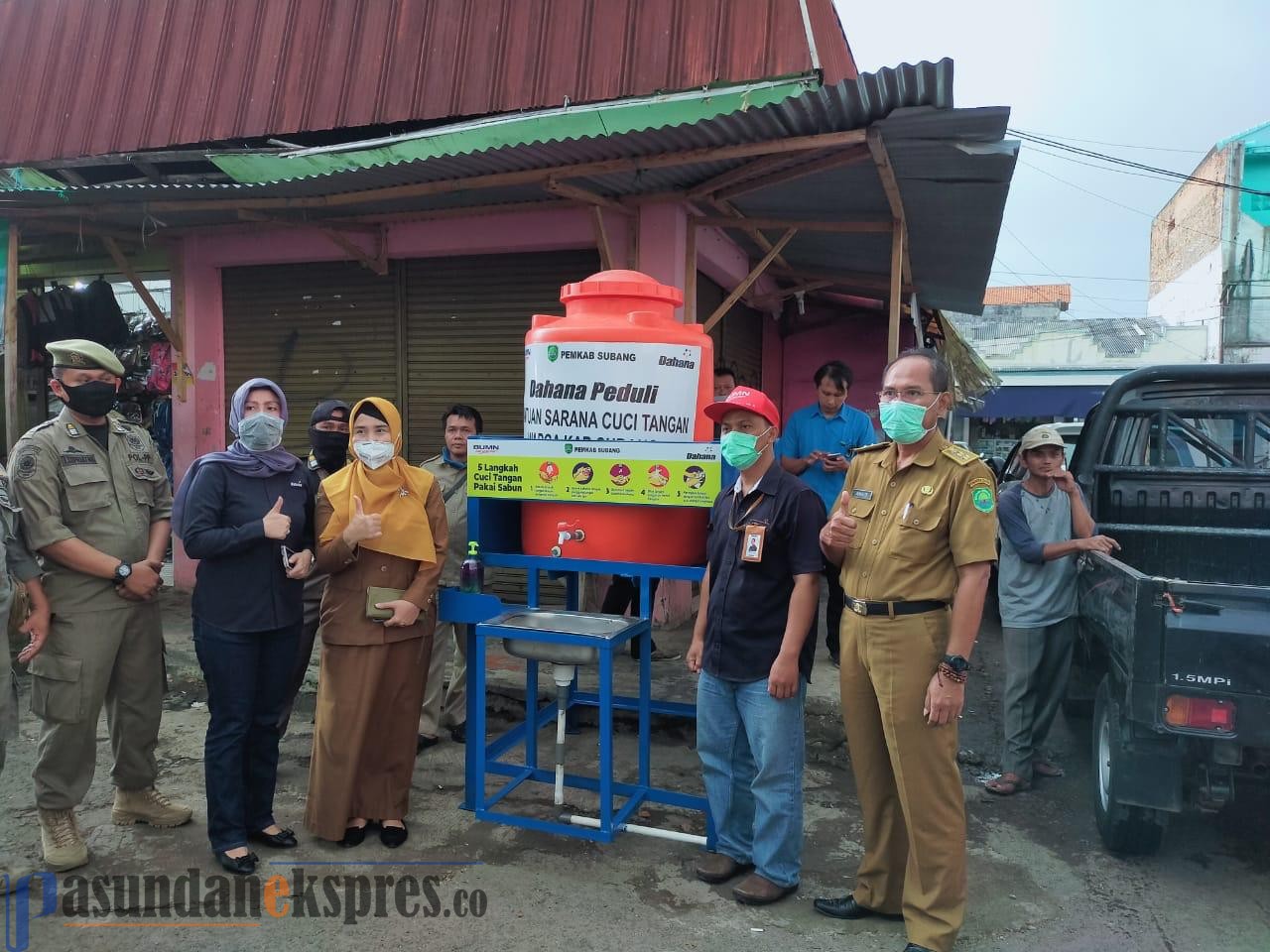 Antisipasi Covid-19, DAHANA Bantu Fasilitas Cuci Tangan, Masker dan APD Tenaga Medis