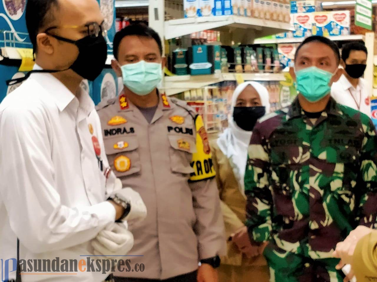 Polres Kampanyekan Penggunaan Masker