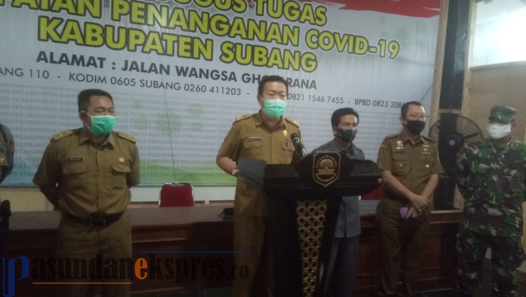 positif covid-19 di subang