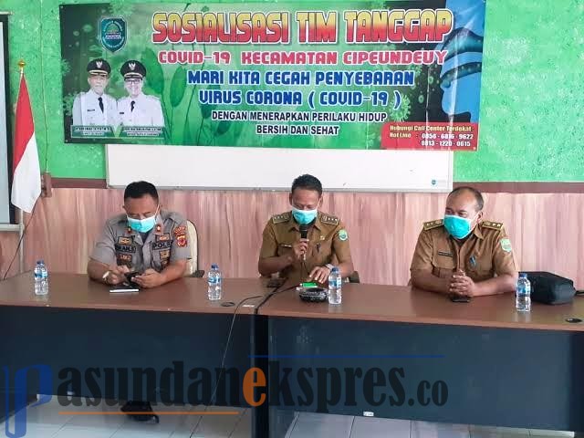 Gugus Tugas Cipendeuy Kerja Keras Putus Penularan Covid-19