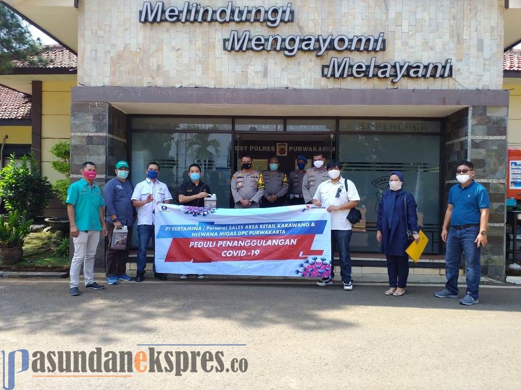 Polres Purwakarta Dapat Bantuan BBM dari Pertamina