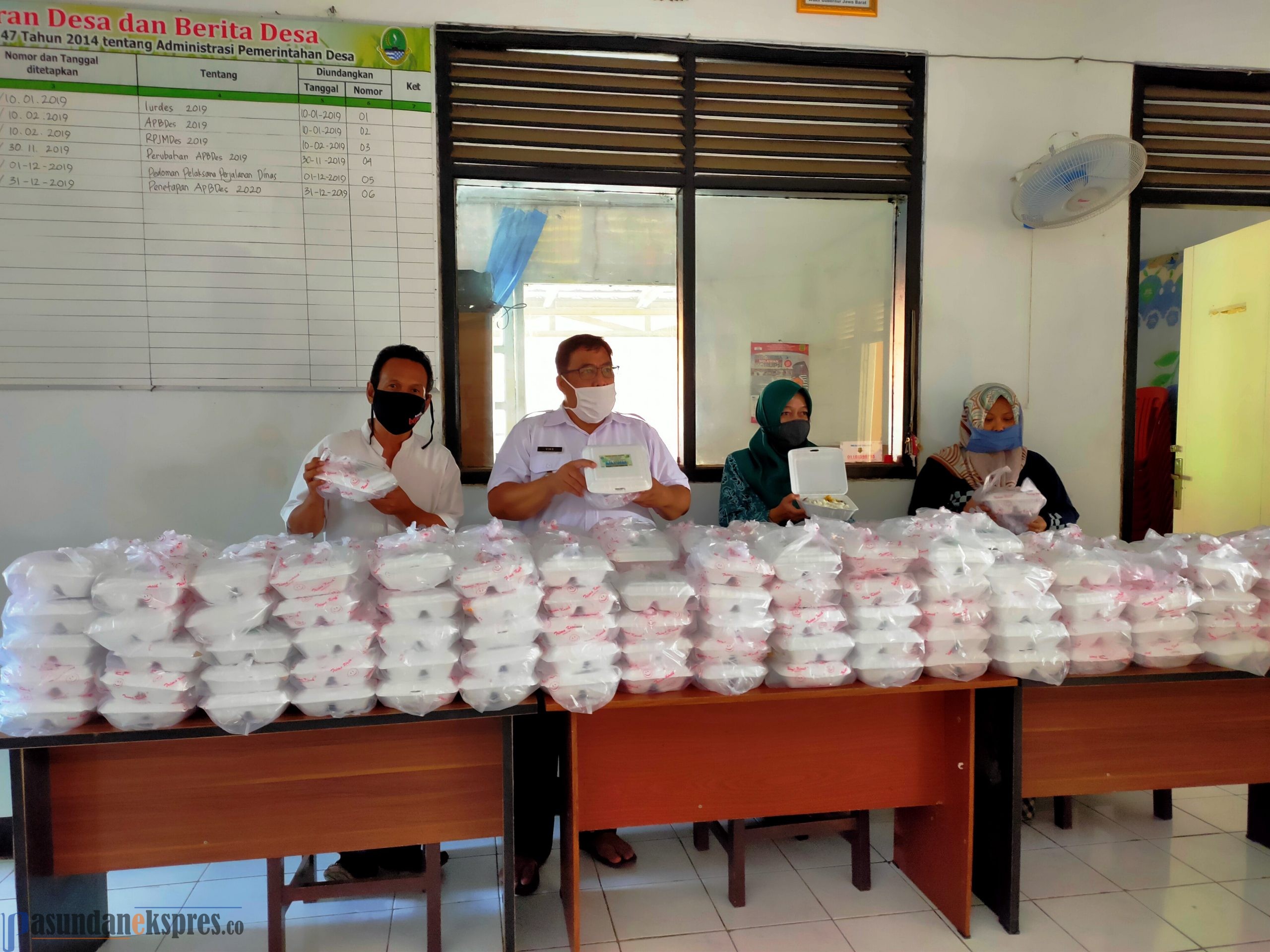 Diluar Dugaan, Gerakan Nasi Bungkus Produksi Hingga 3.000 pcs