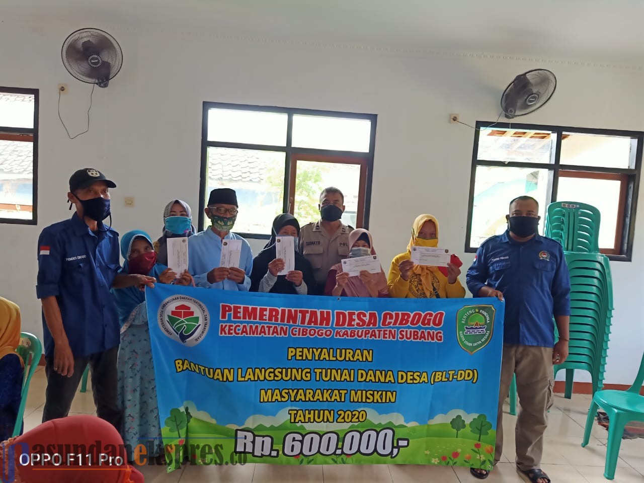 Pemdes Cibogo Adakan Rumah Desa Sehat dan Salurkan BLT Desa Untuk 151 KK