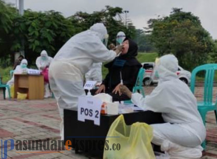 ODP dan OTG di Cluster GBI Lembang Ikuti Swab Test