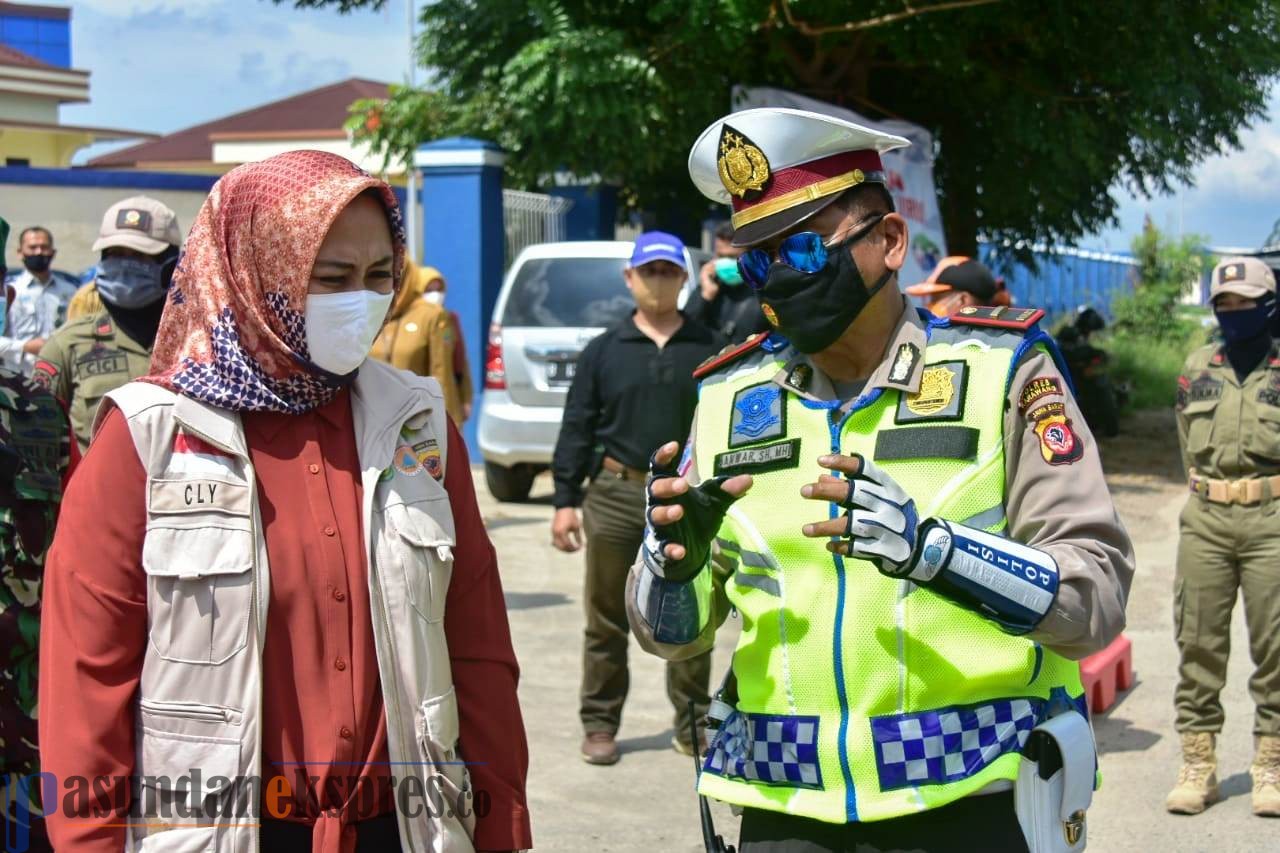 Cellica Langsung Cek Kesiapan, Dirikan Cek Point, Tutup Akses Keluar Masuk Wilayah