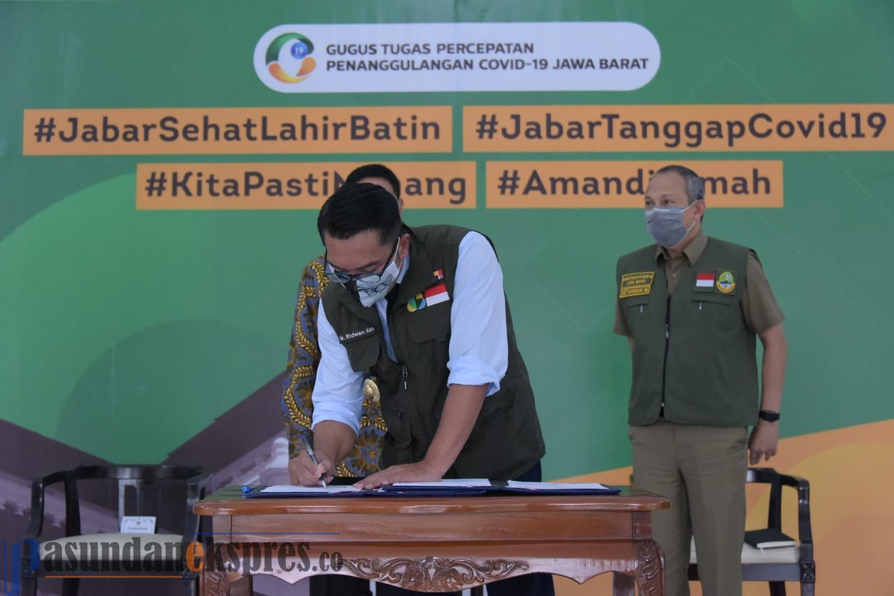 Jabar Teken MoU Fasilitasi Bantuan bagi Warga dengan Pegadaian, Bulog, dan PT Pos