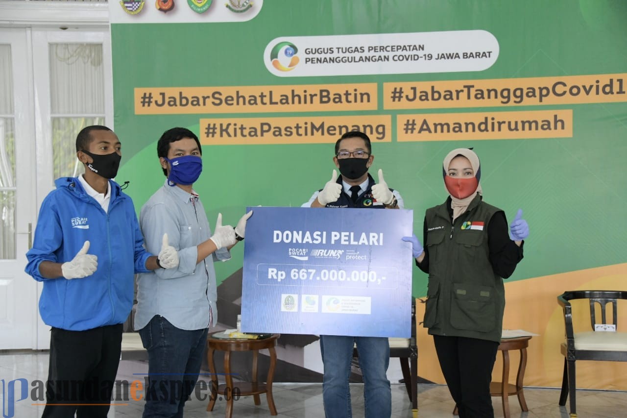 2.000 Pelari Donasikan Uang Pendaftaran untuk Penanggulangan COVID-19 di Jabar