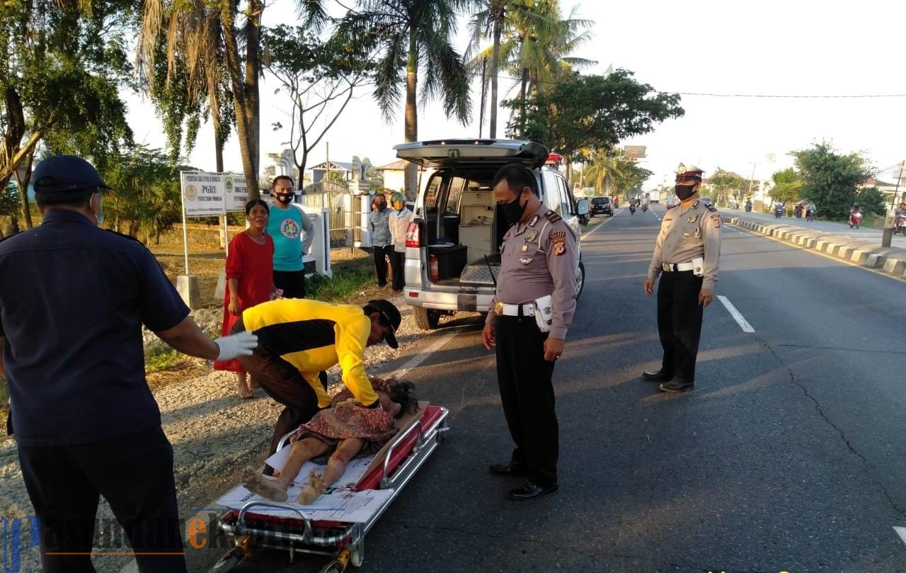 Jadi Korban Tabrak Lari, Nenek Tanpa Identitas Meninggal Ditempat