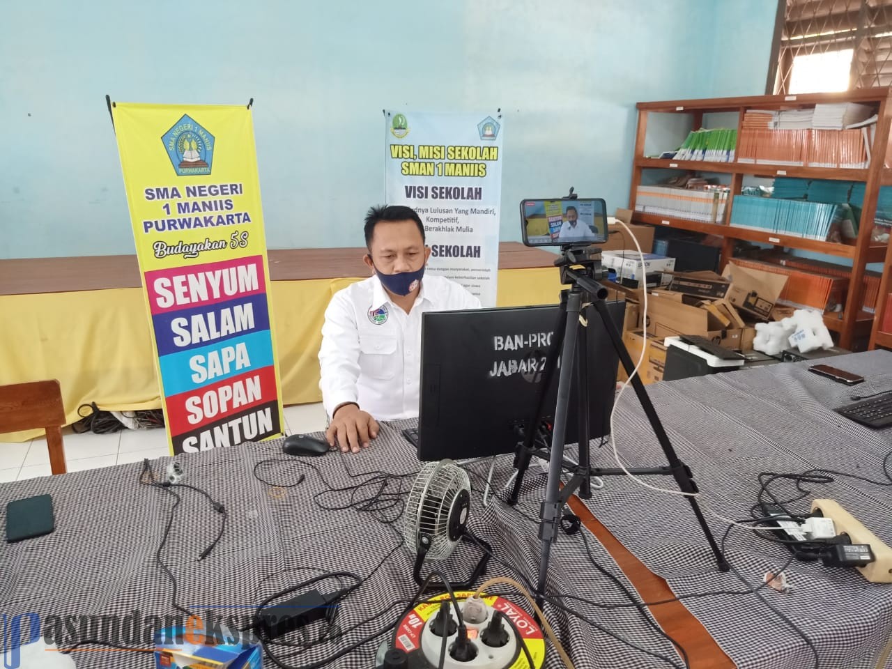 MPLS, Polres Purwakarta Sosialisasi Bahaya Narkoba Secara Virtual