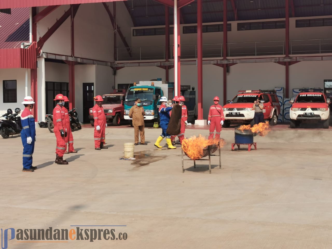 Masyarakat Wilayah Pertamina Dilatih Penanganan Bencana