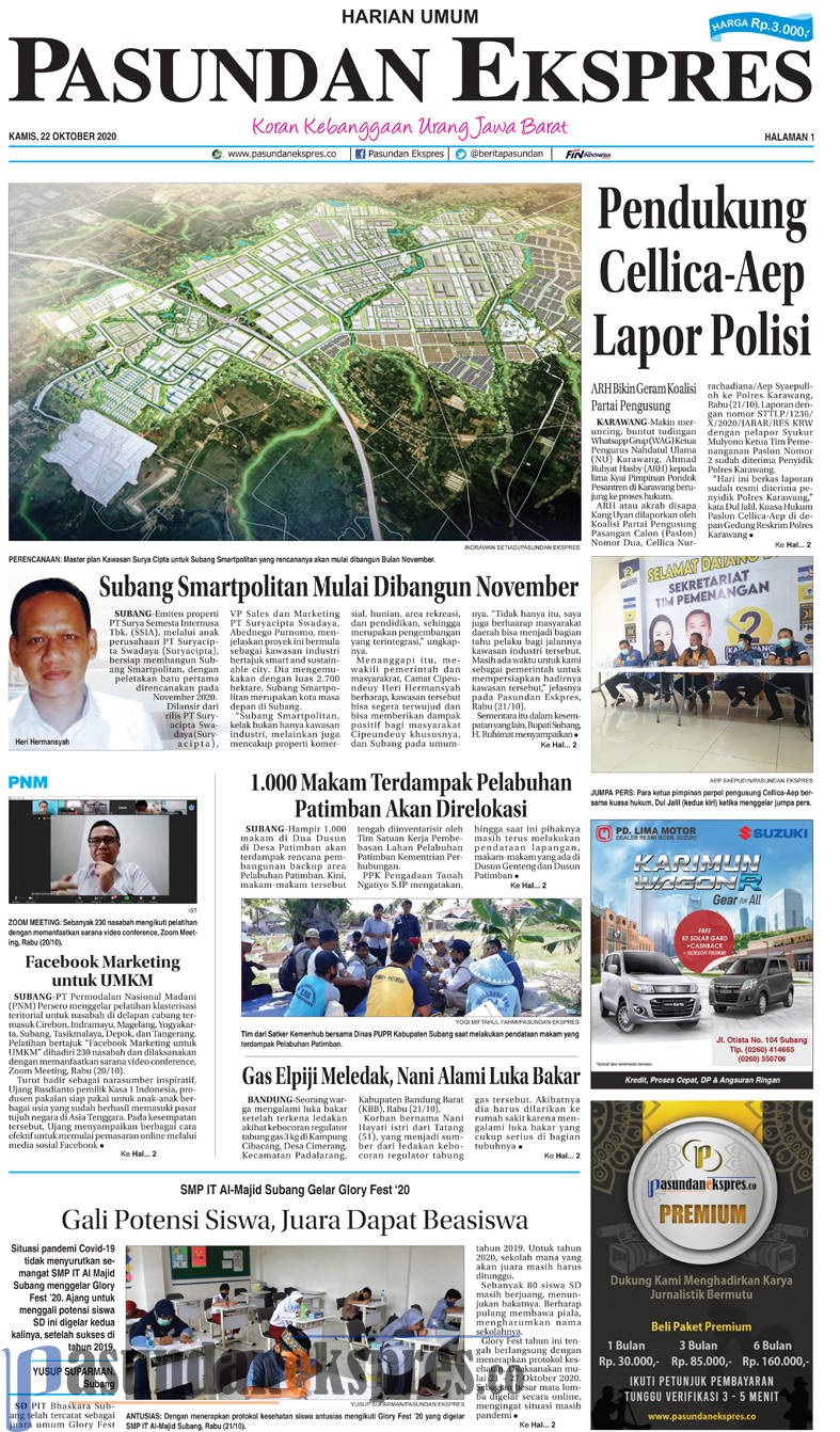 (E-Paper) Pasundan 22 Oktober 2020