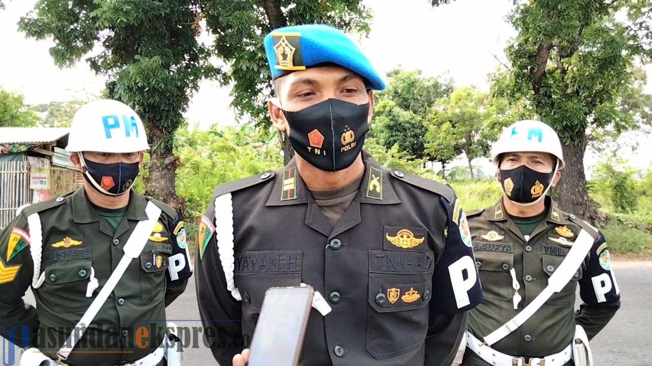 Antisipasi Penyalahgunaan Kendaraan Dinas TNI, Sub Den POM III/3-2 Subang Gelar Operasi