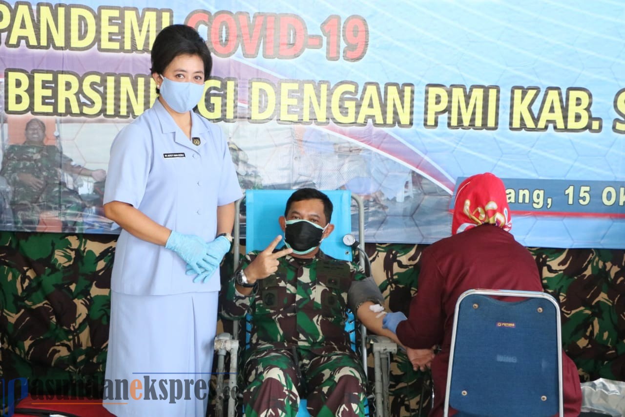 Gandeng PMI Subang, Wingdiktek dan Lanud Suryadarma Gelar Donor Darah