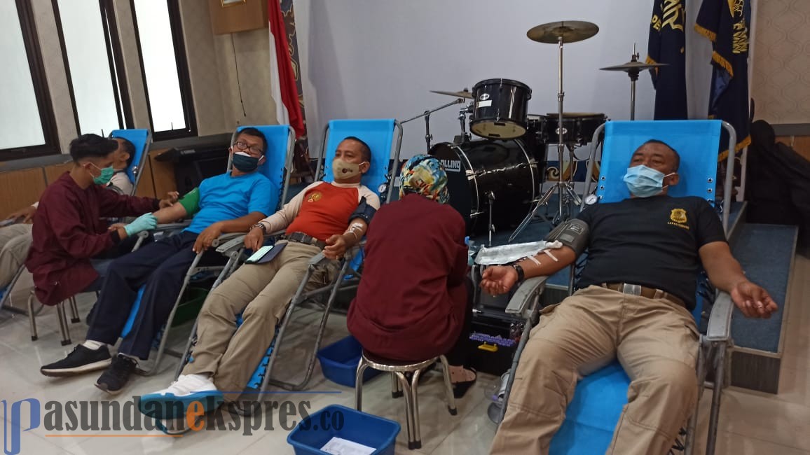 Peringati Hari Dharma Karyadhika, Lapas Subang Gelar Donor Darah