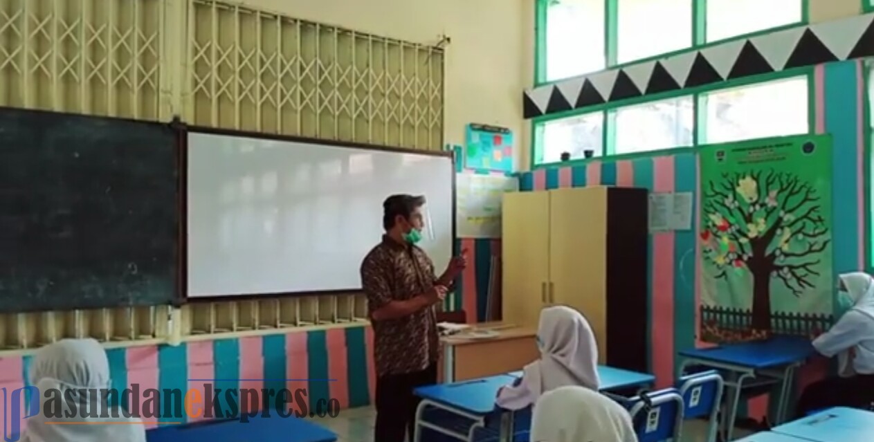 SMPN 3 Lembang Gelar Simulasi KBM Tatap Muka