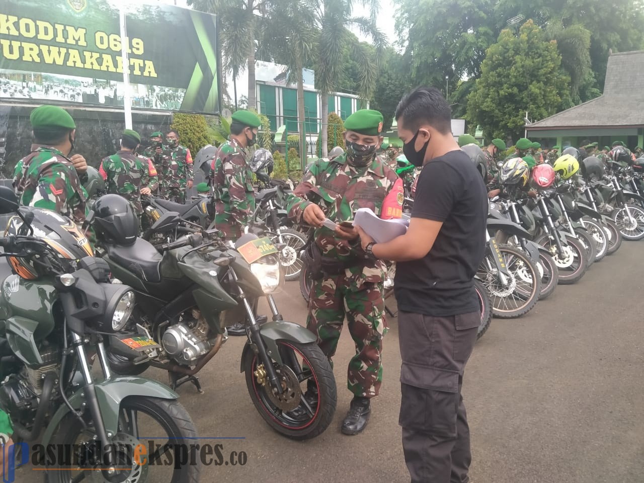 Minimalisir Kecelakaan Kendaraan Tentara, Kodim 0619 Purwakarta Lakukan Pemeriksaan Berkala