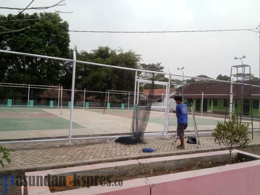 Tingkatkan Prestasi, Pemdes Munjul Bangun Sarana Olahraga