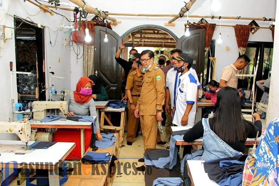 Usaha Lesu Akibat Pendemi, Agus Masykur Minta Pelaku Industri Rumahan Tetap Semangat