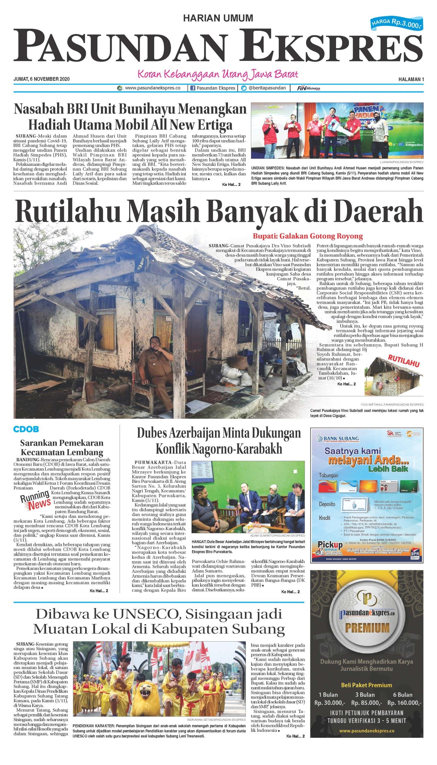 (E-Paper) Pasundan 6 November 2020