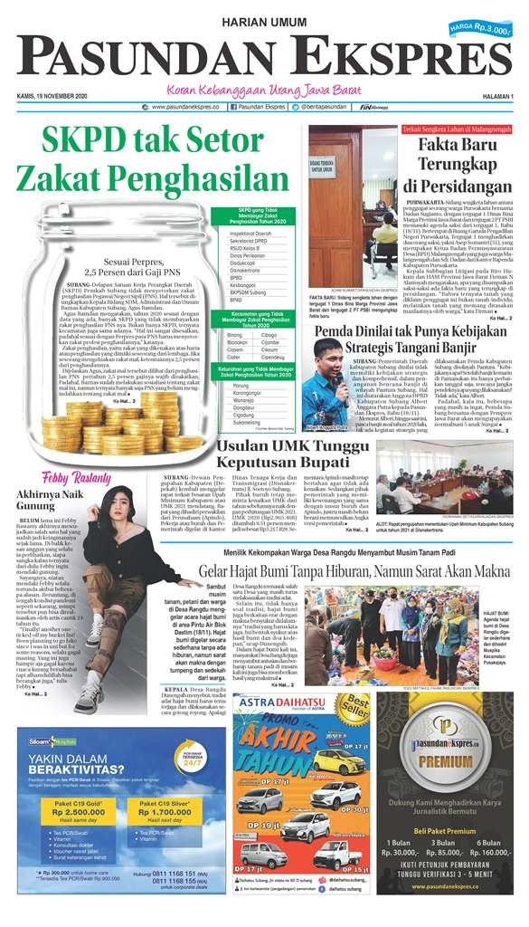 (E-Paper) Pasundan 19 November 2020