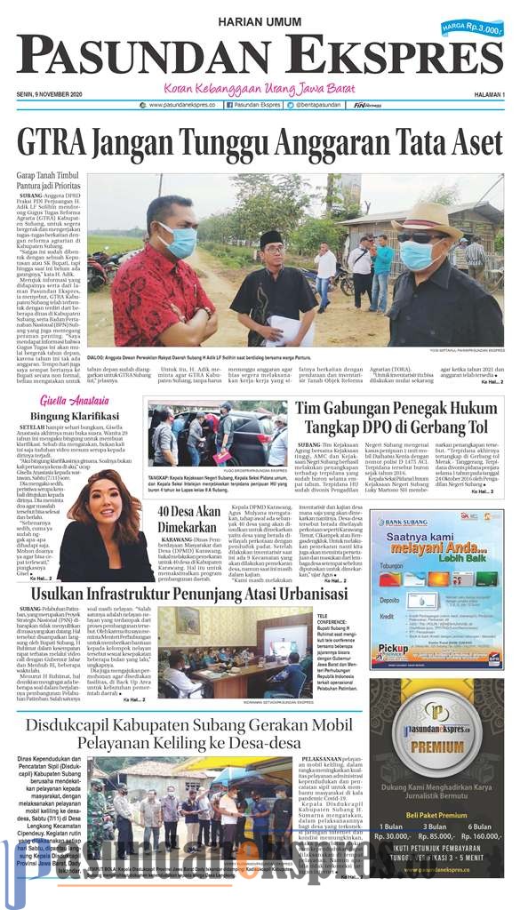 (E-Paper) Pasundan 9 November 2020