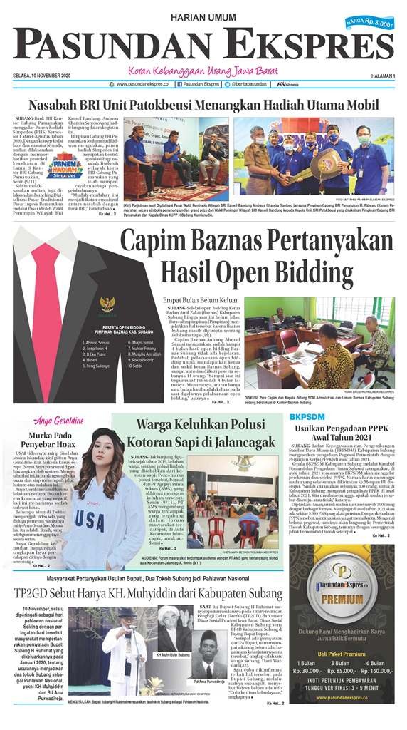 (E-Paper) Pasundan 10 November 2020