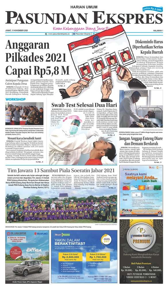 (E-Paper) Pasundan 13 November 2020