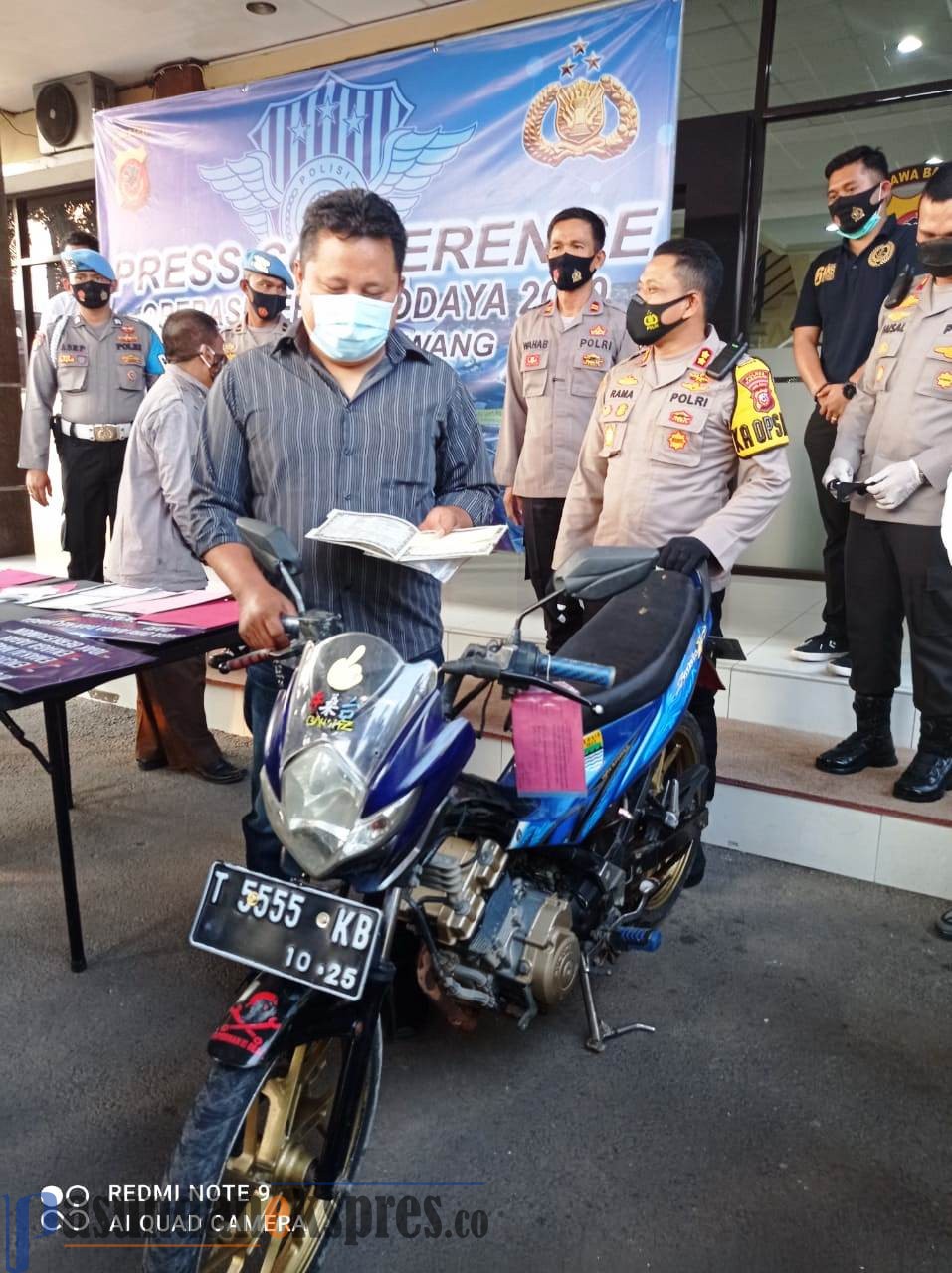 Rejeki Gak Kemana, Motor Hilang Delapan Tahun Kini Kembali