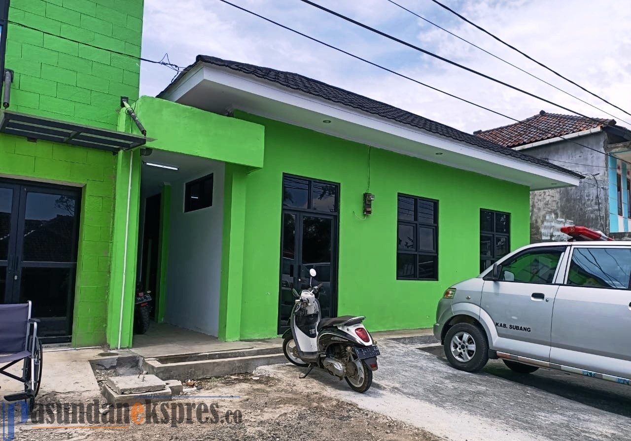 Baru Selesai Dibangun, Gedung Rawat Inap Puskesmas Tanjungsiang Sudah Retak